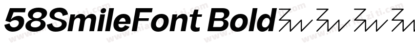 58SmileFont Bold字体下载 58SmileFont Bo字体转换